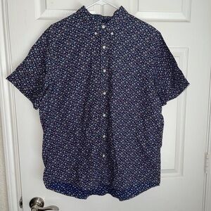 Denim & supply floral print short sleeves shirt
